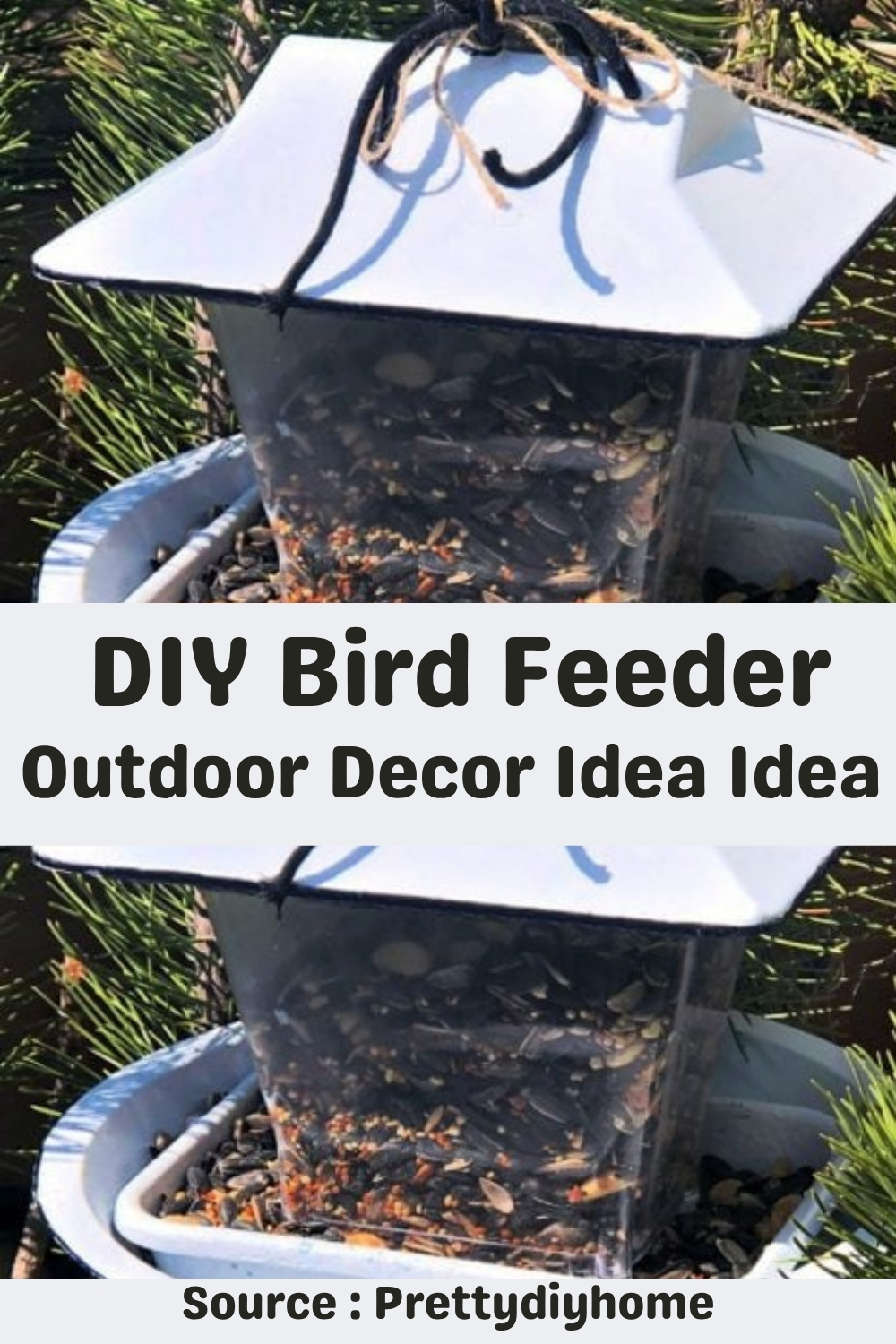 DIY Bird Feeder Outdoor Decor Idea Idea