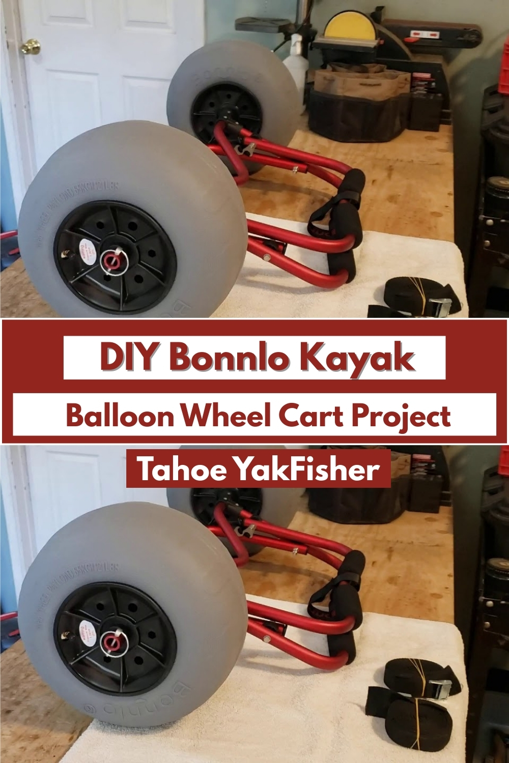 DIY Bonnlo Kayak Cart & Balloon Wheel Cart