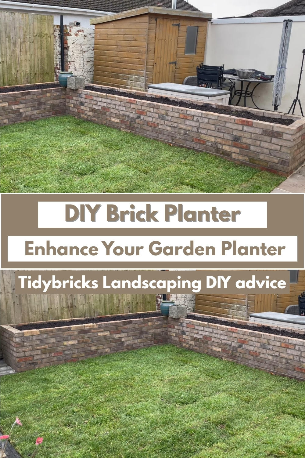 DIY Brick Planter To Enhance Your Garden