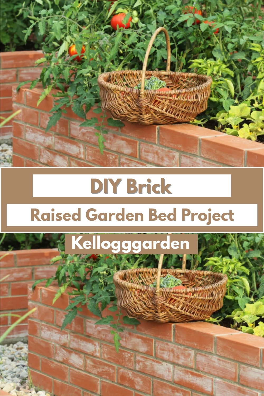 DIY Brick Raised Garden Bed
