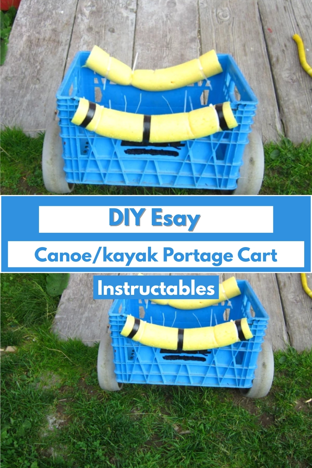 DIY Canoekayak Portage Cart