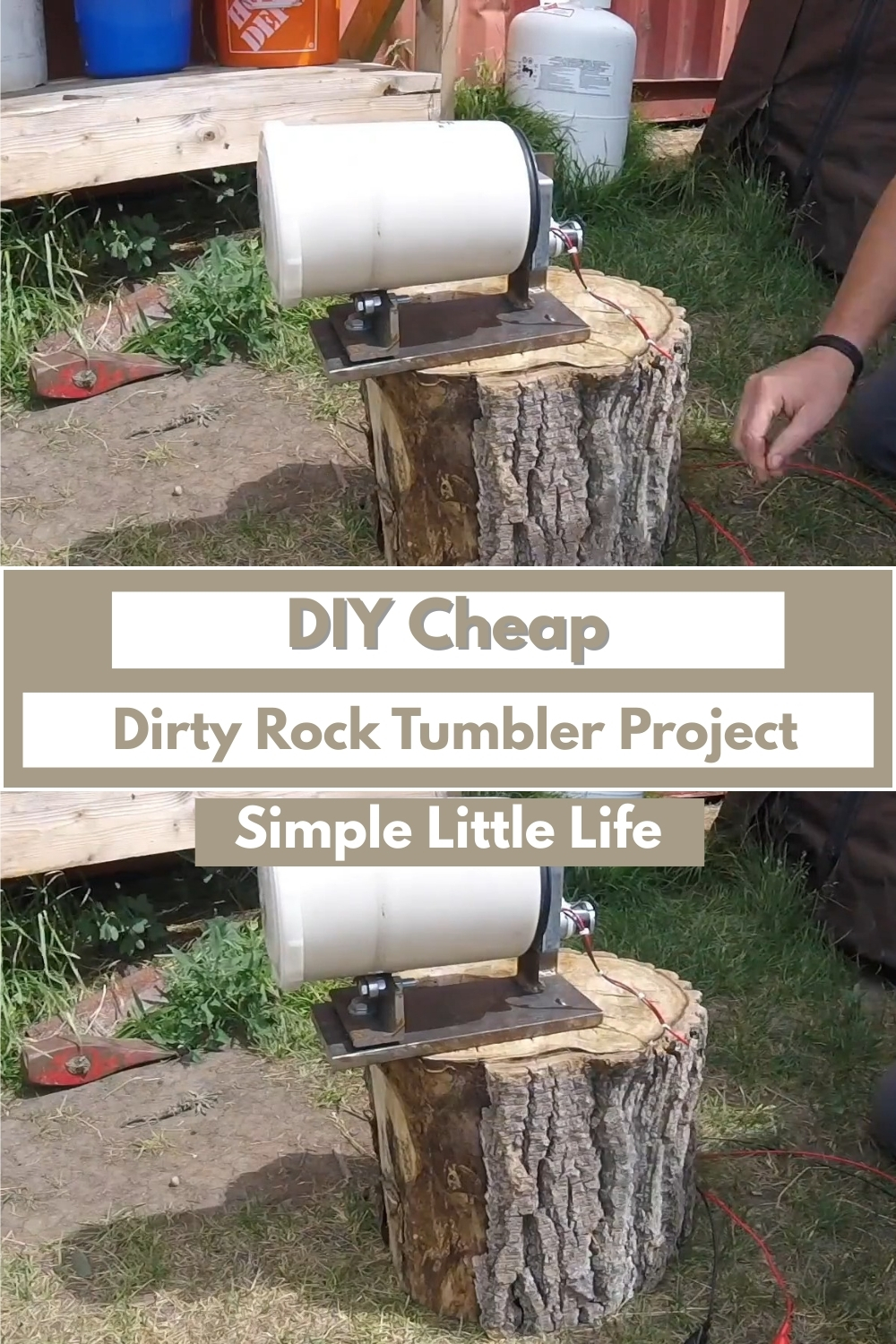 DIY Cheap & Dirty Rock Tumbler