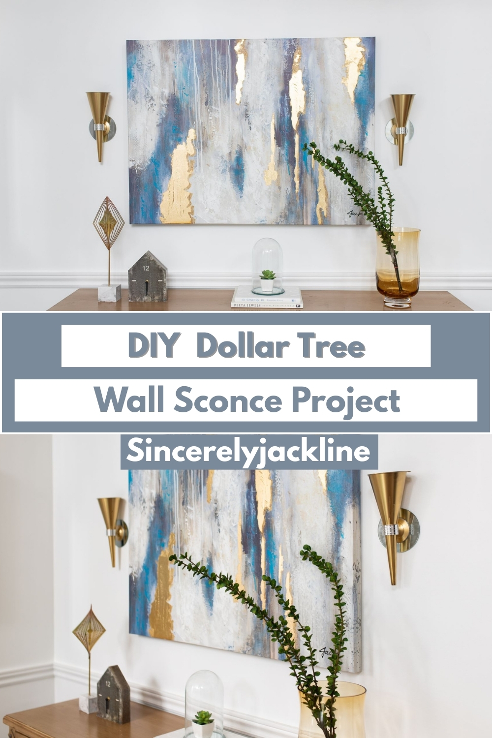 DIY Dollar Tree Wall Sconce