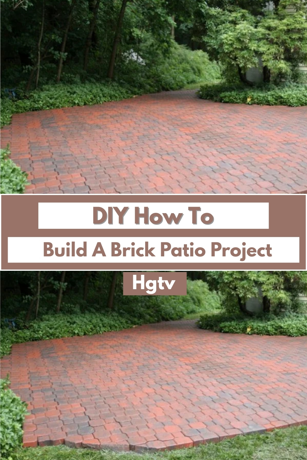 DIY How To Build A Brick Patio