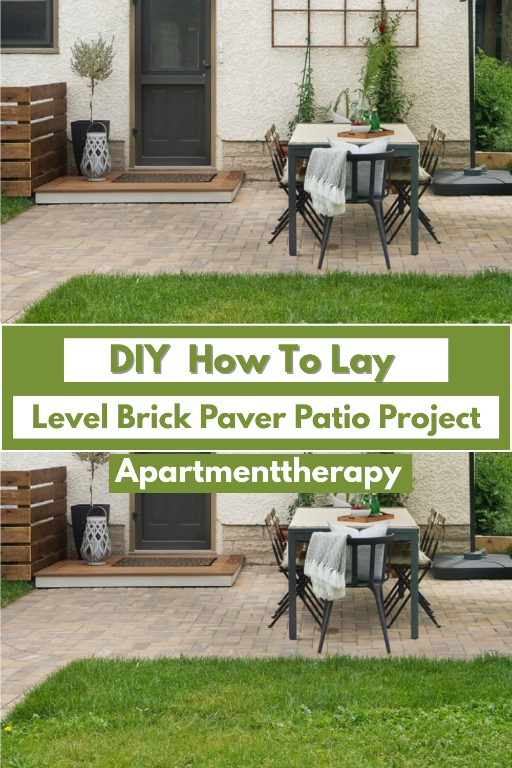 DIY How To Lay A Level Brick Paver Patio