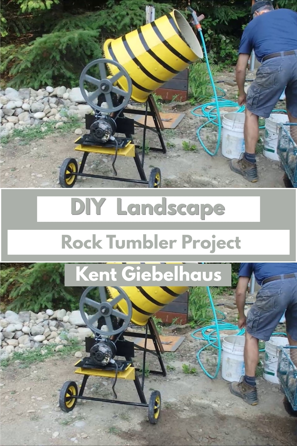 DIY Landscape Rock Tumbler