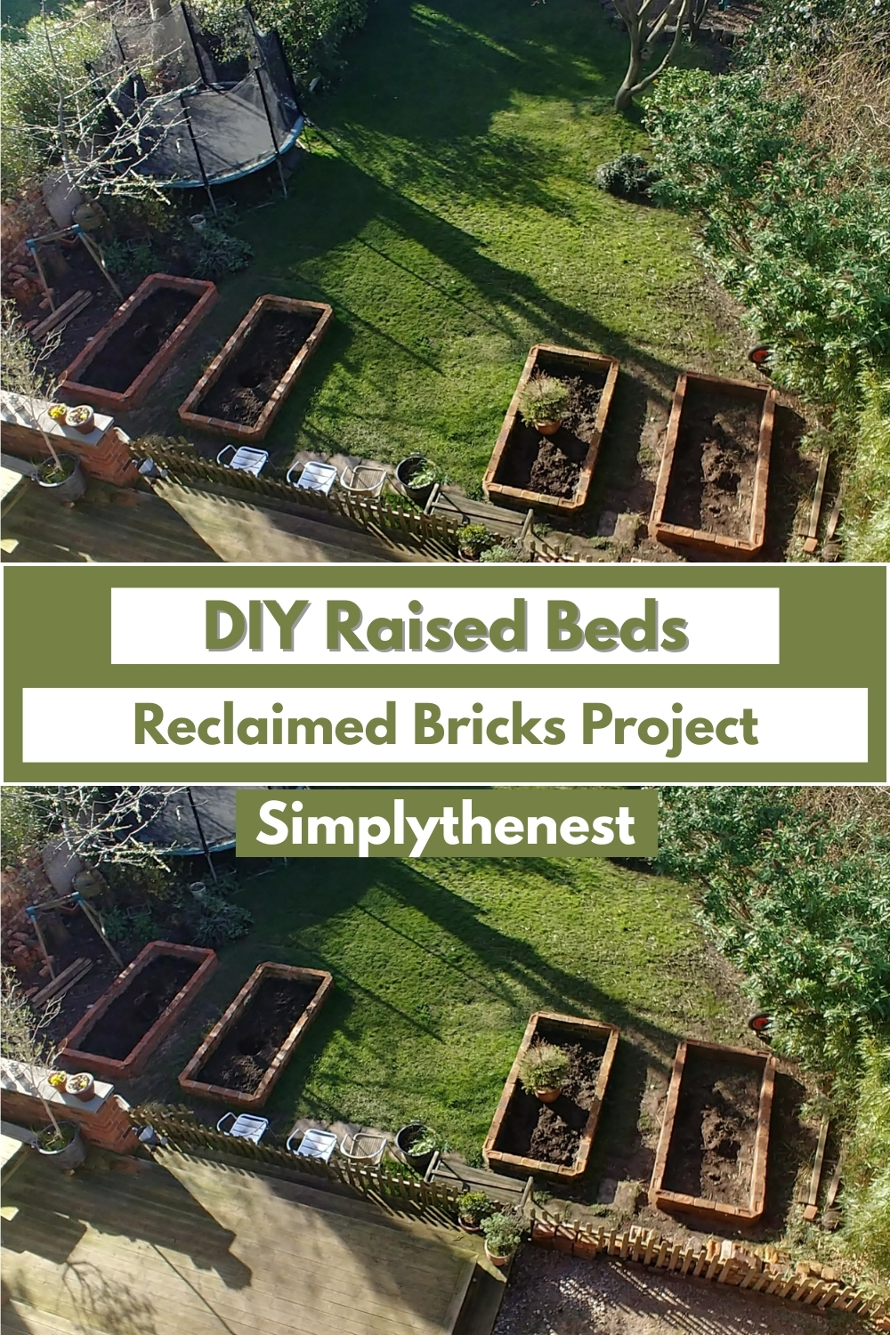DIY Raised Beds from Reclaimed Bricks