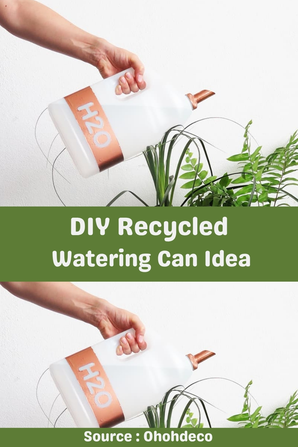 DIY Recycled Watering Can Idea