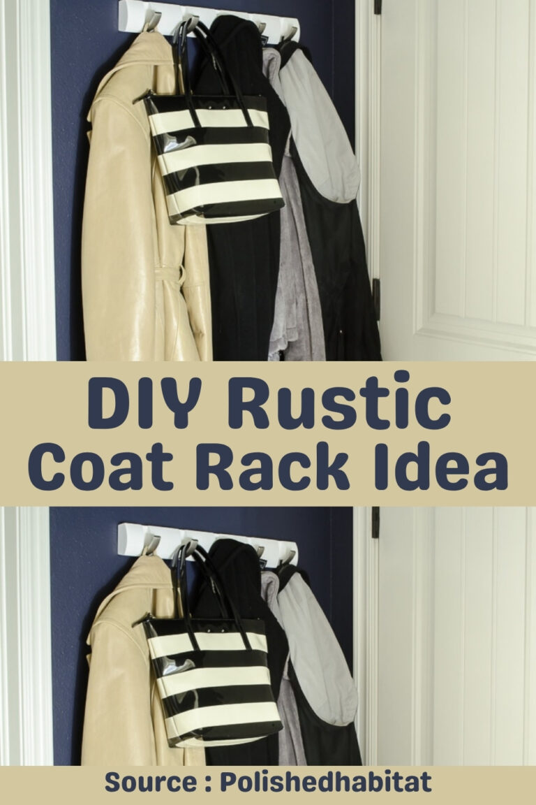 10 Easy DIY Coat Rack Ideas To Organize Your Entryway With Style ...