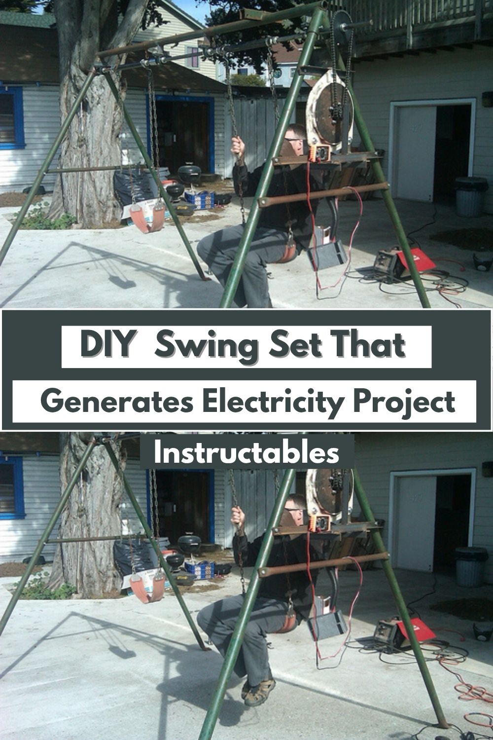 DIY Swing Set That Generates Electricity