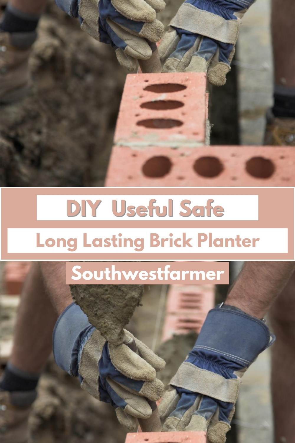 DIY Useful Safe & Long Lasting Brick Planter
