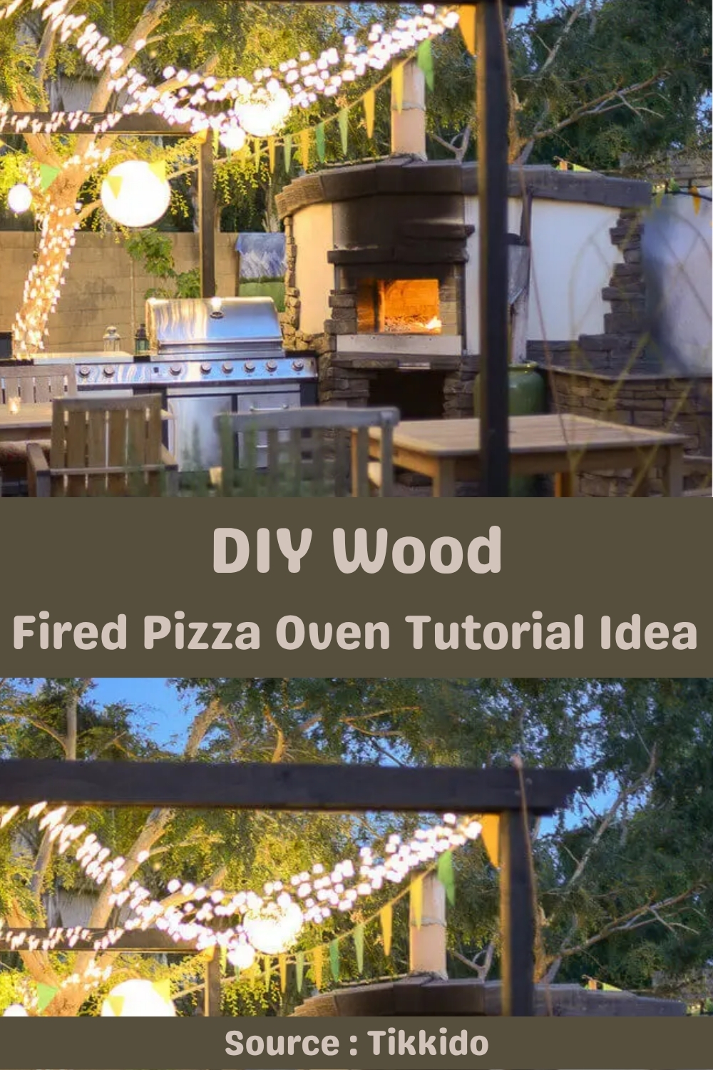 DIY Wood Fired Pizza Oven Tutorial Idea