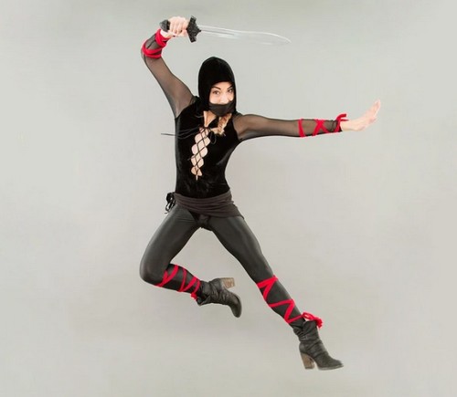 DIY Last-Minute Ninja Halloween