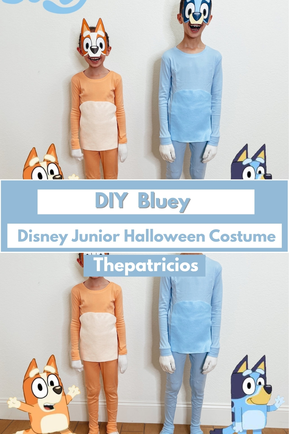 DIY Bluey Disney Junior For Halloween