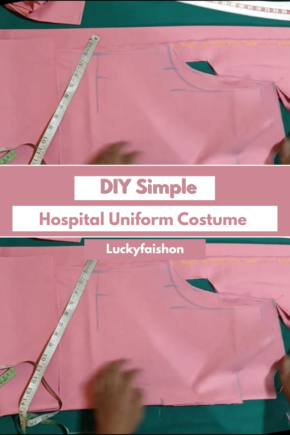 _ DIY Easy Hospital Uniform Costume