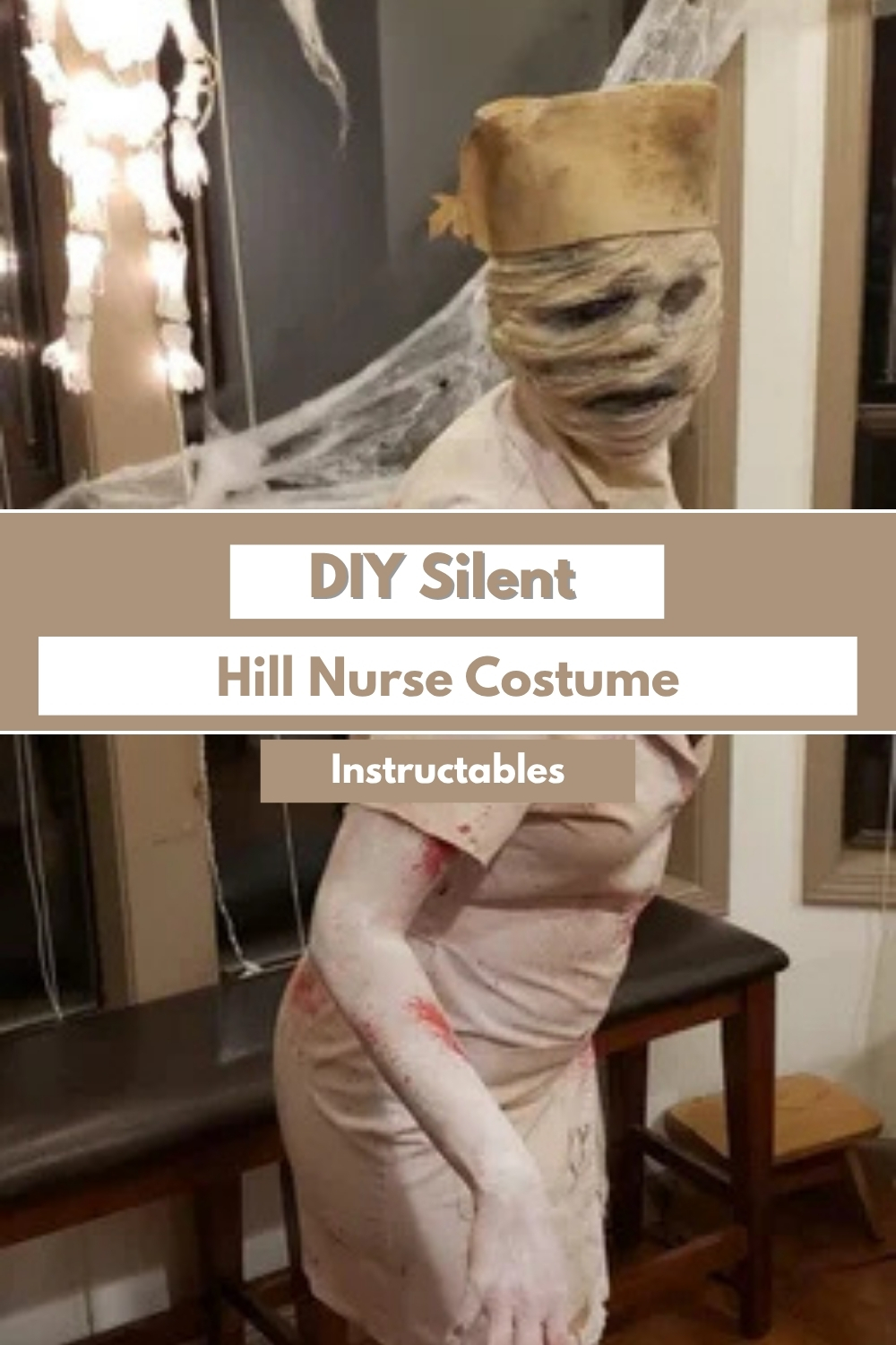 _ DIY Easy Silent Hill Nurse Costume