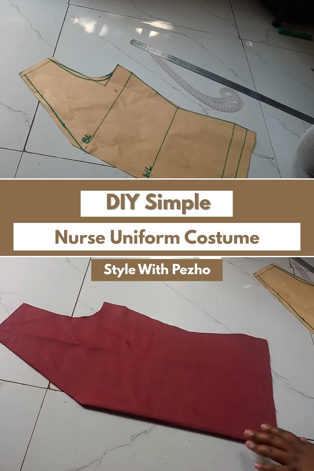_ DIY Easy and Nurse Uniform Costume
