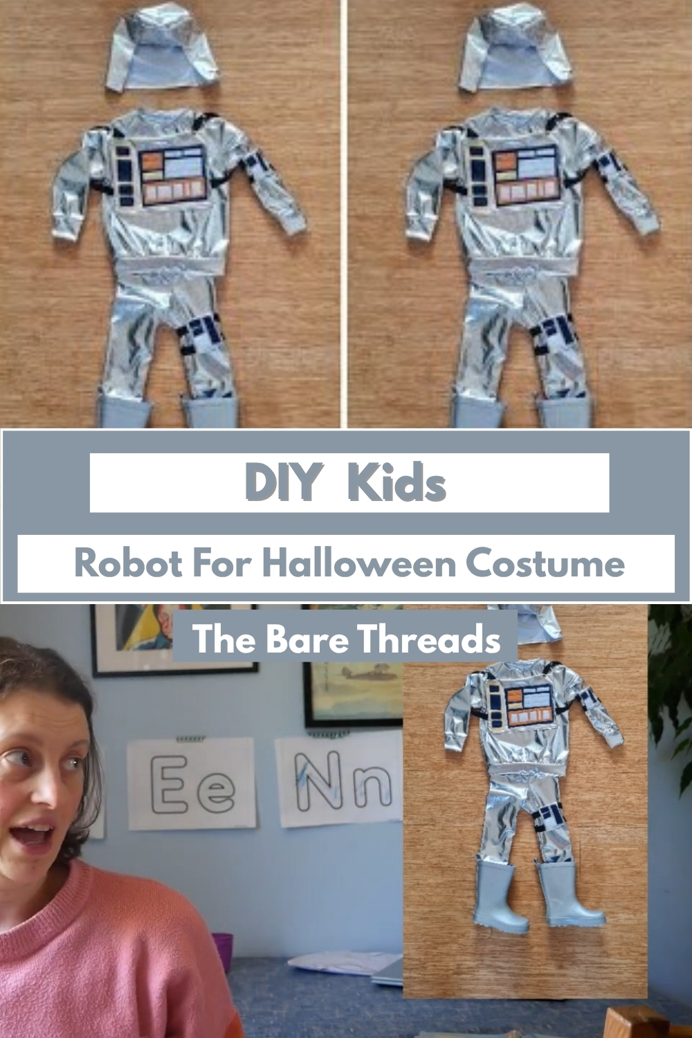 DIY Kids Robot For Halloween