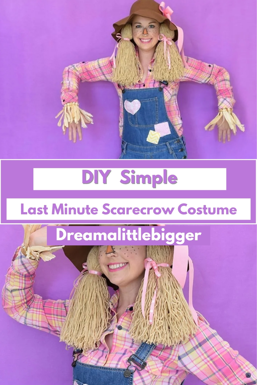 DIY Last Minute Scarecrow