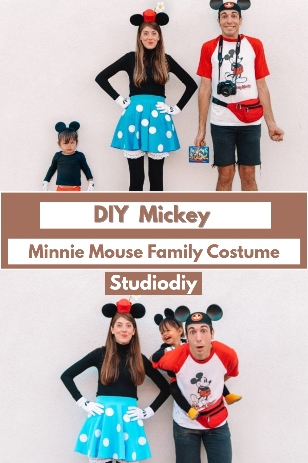 DIY Mickey And Minnie Mouse Family