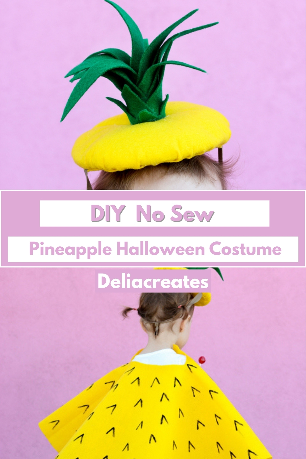 DIY No Sew Pineapple Halloween