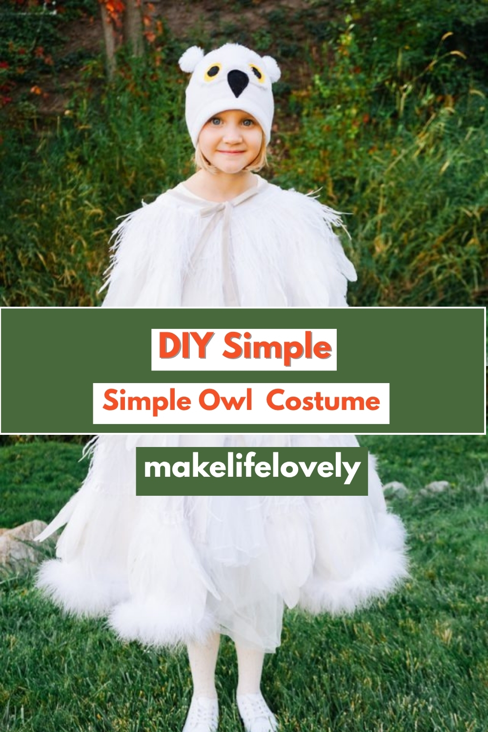 DIY Owl Simple and easy Costume