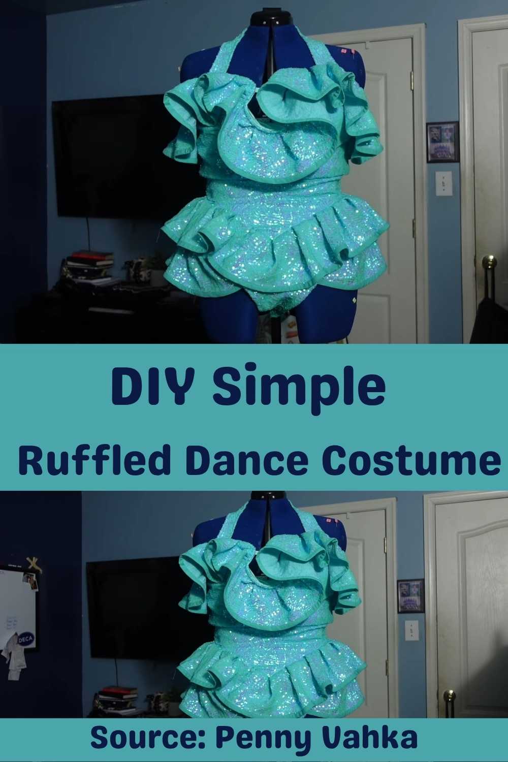 DIY Ruffled Dance Costume