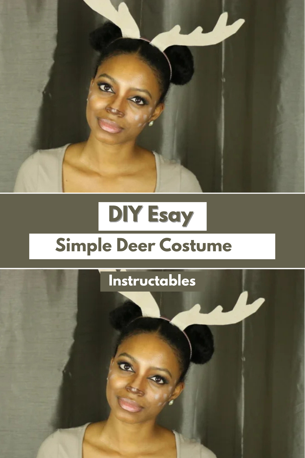 DIY Simple And Esay Deer Costume (3)