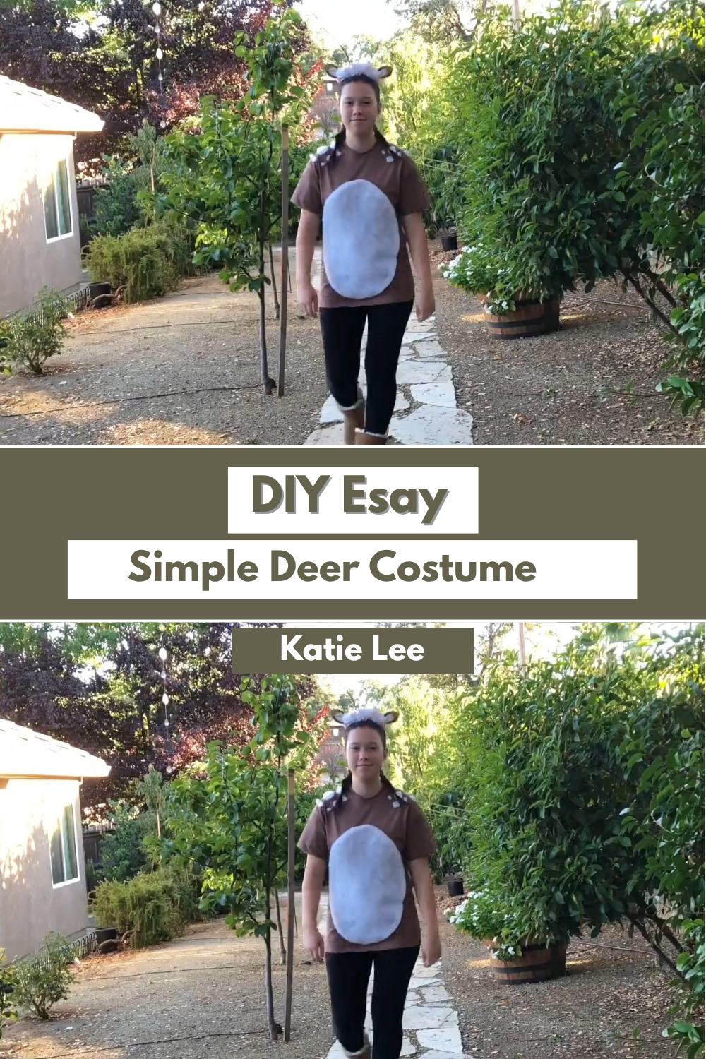 DIY Simple And Esay Deer Costume (4)