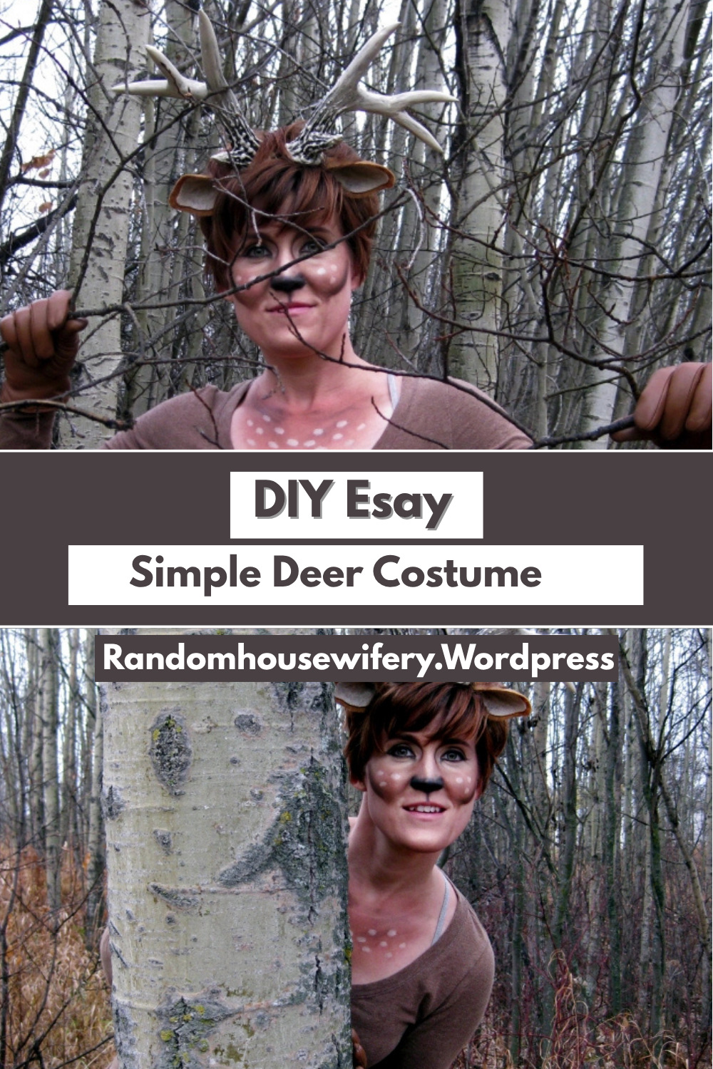 DIY Simple And Esay Deer Costume (5)