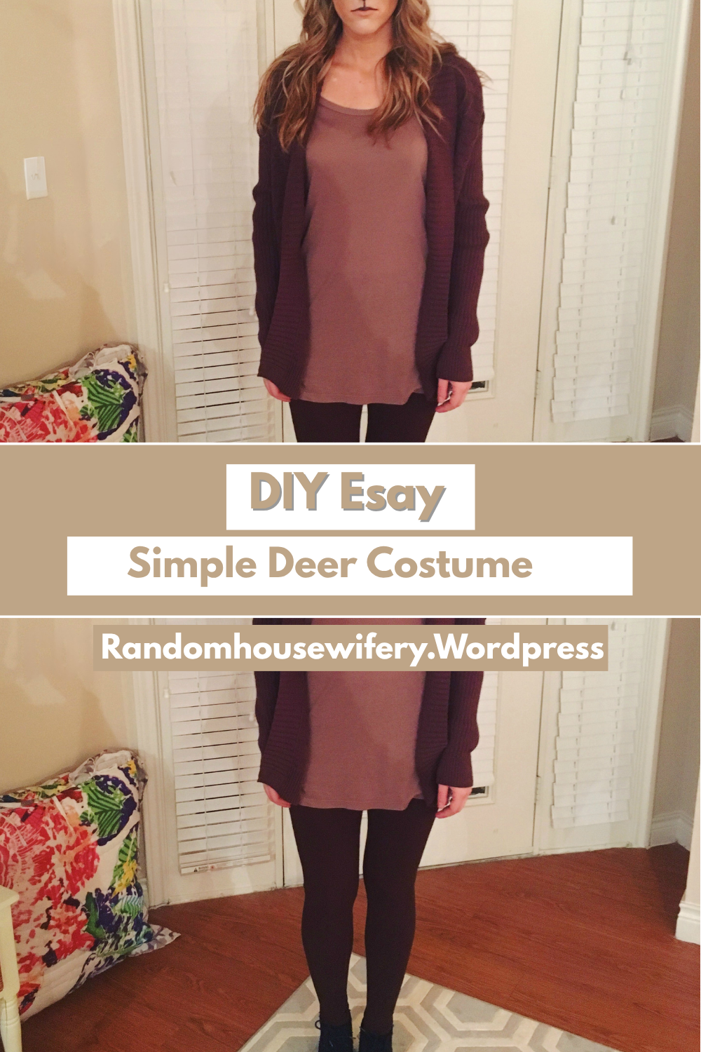 DIY Simple And Esay Deer Costume (6)