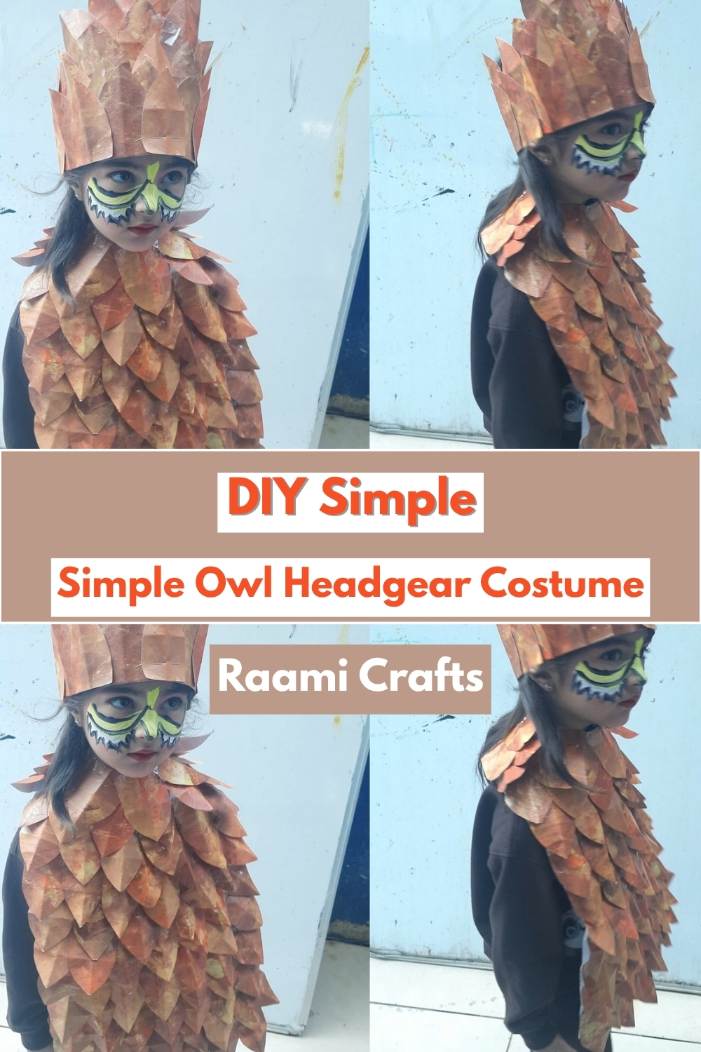 DIY Simple And esay Owl Headgear