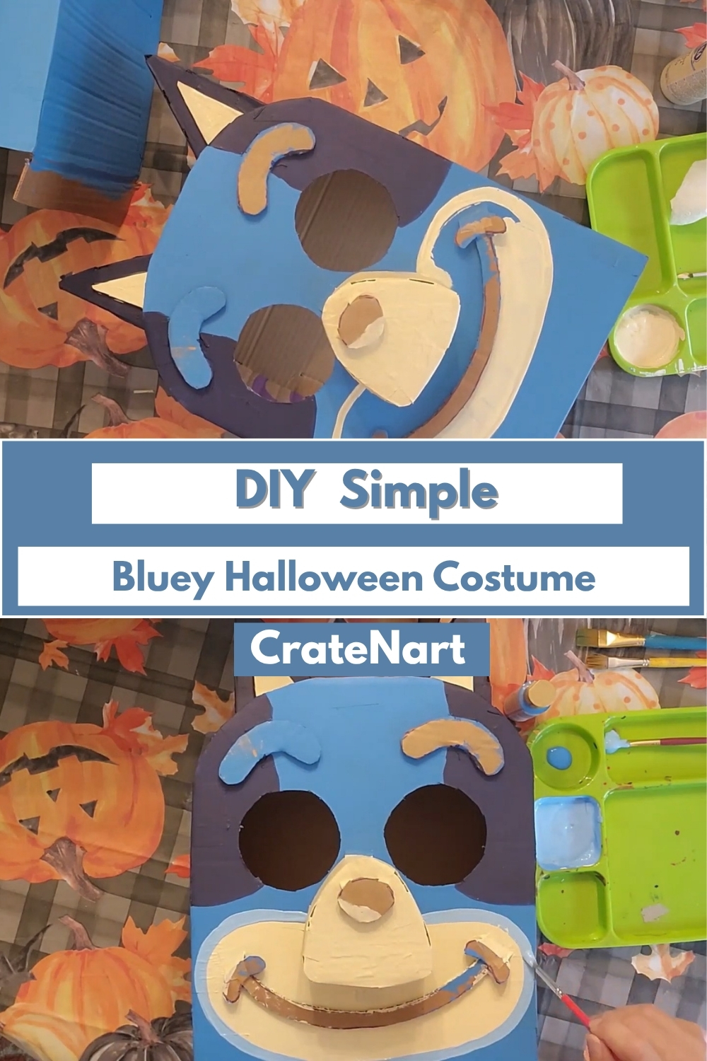 DIY Simple Bluey Halloween