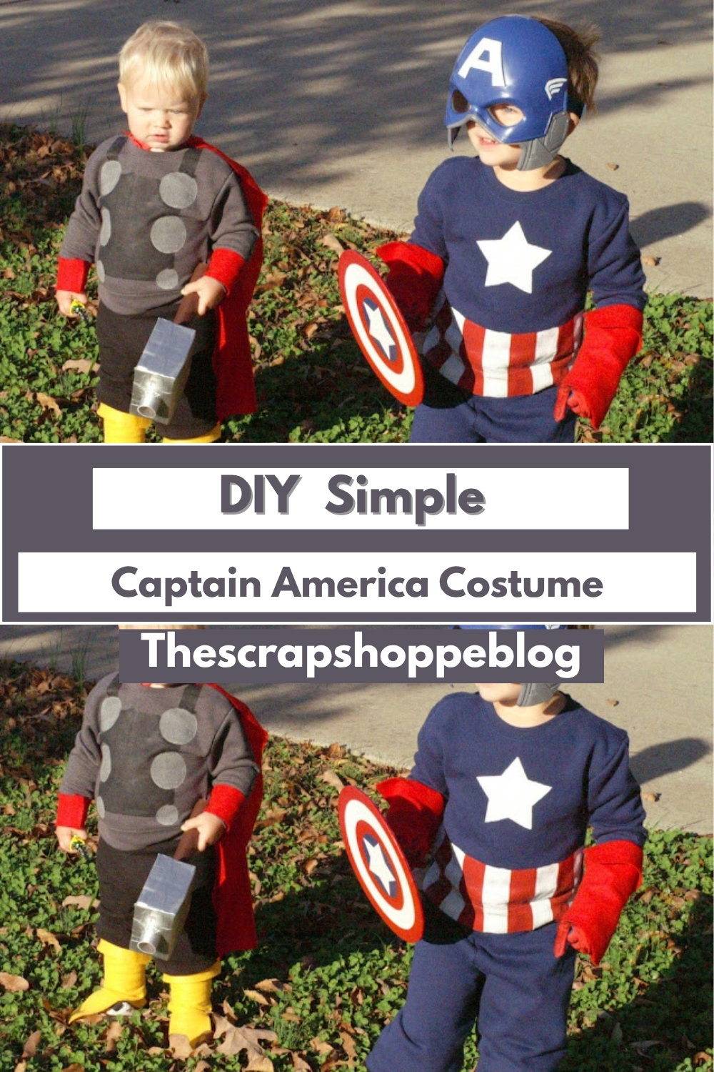 DIY Simple Captain America