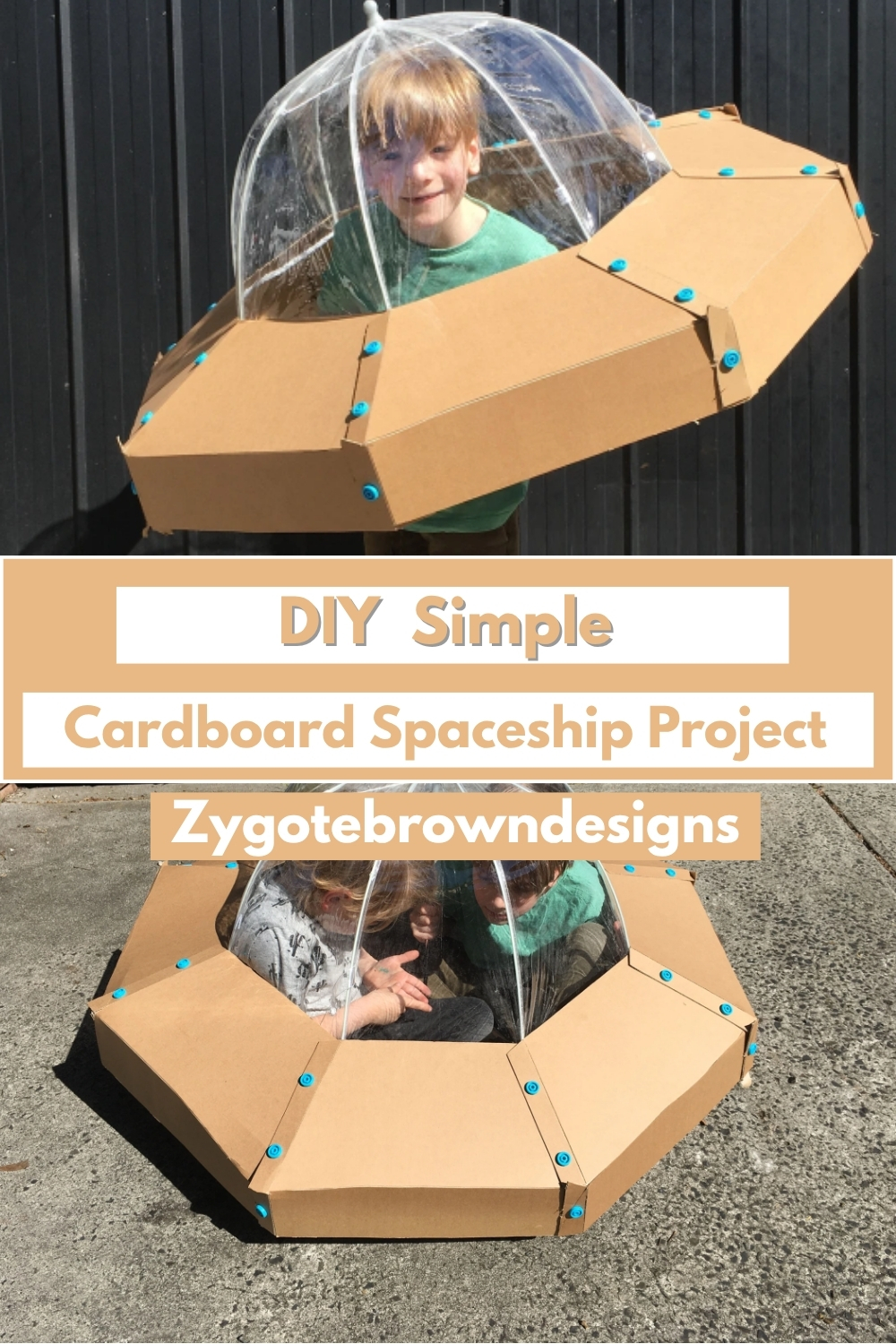 DIY Simple Cardboard Spaceship