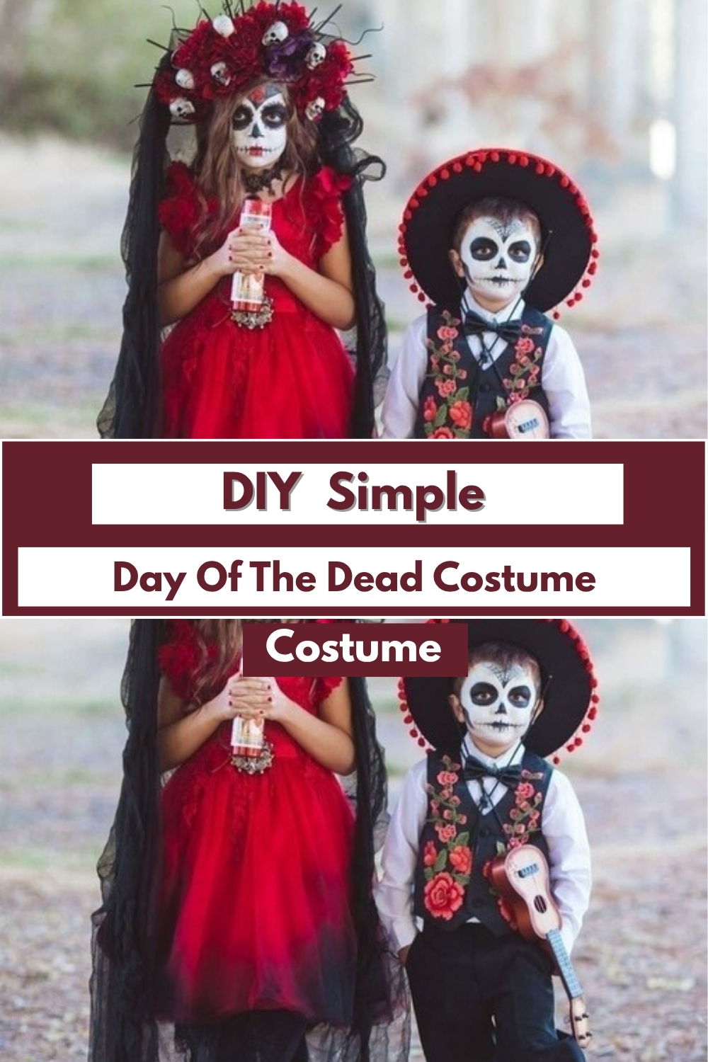 DIY Simple Day Of The Dead