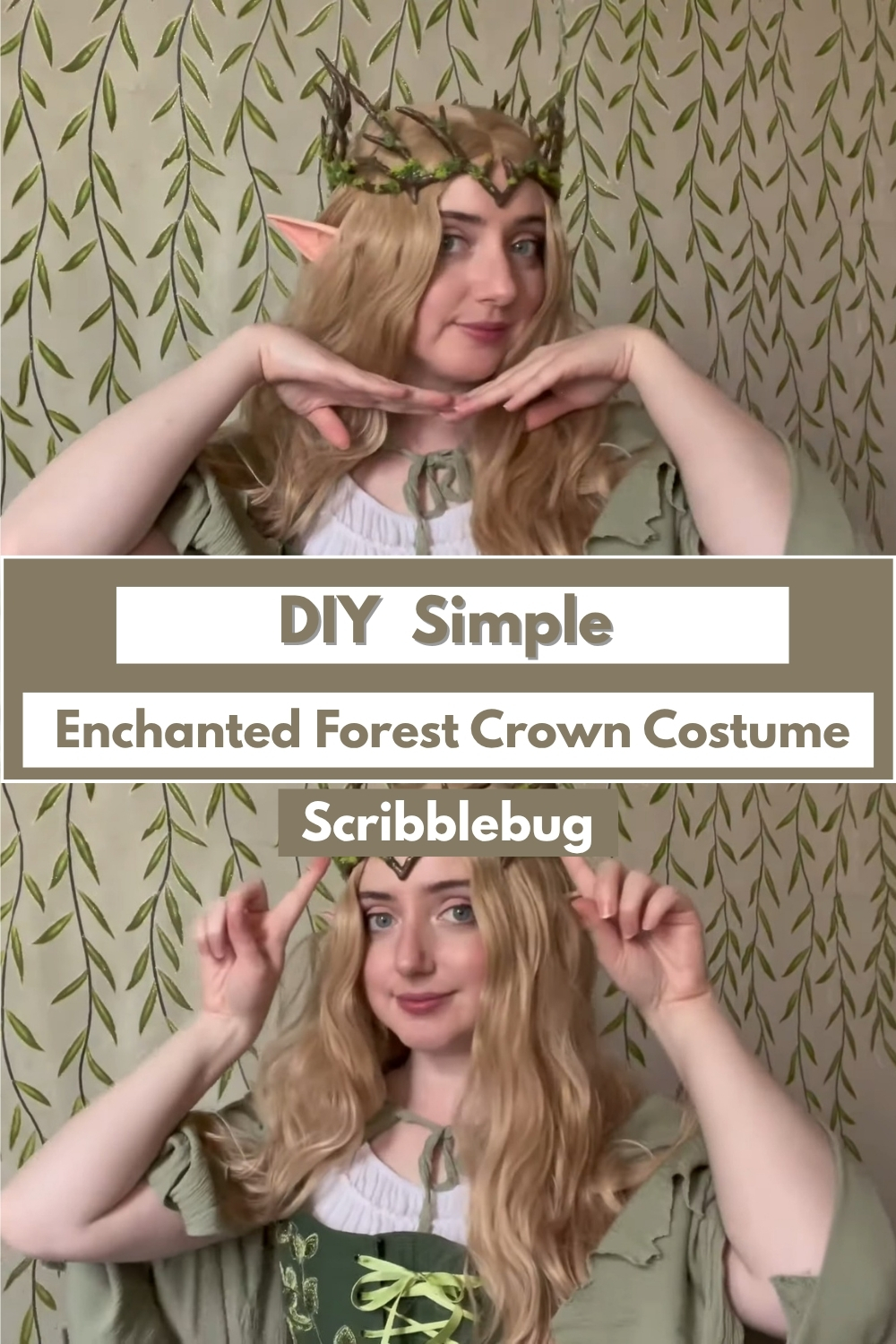 DIY Simple Enchanted Forest Crown