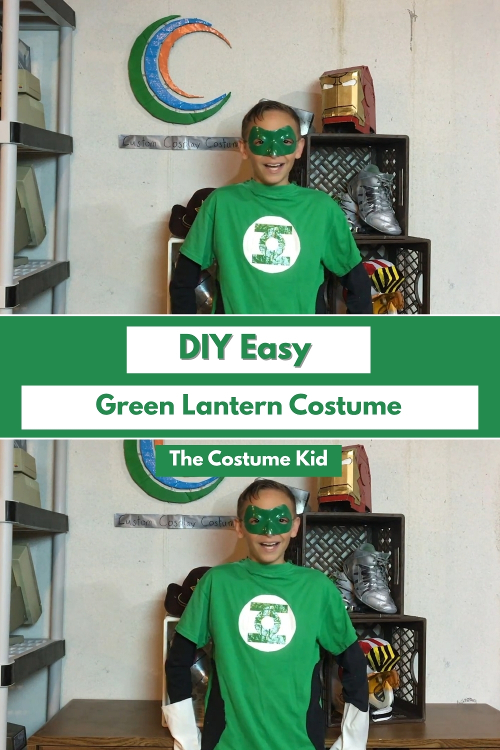 DIY Simple Green Lantern Costume