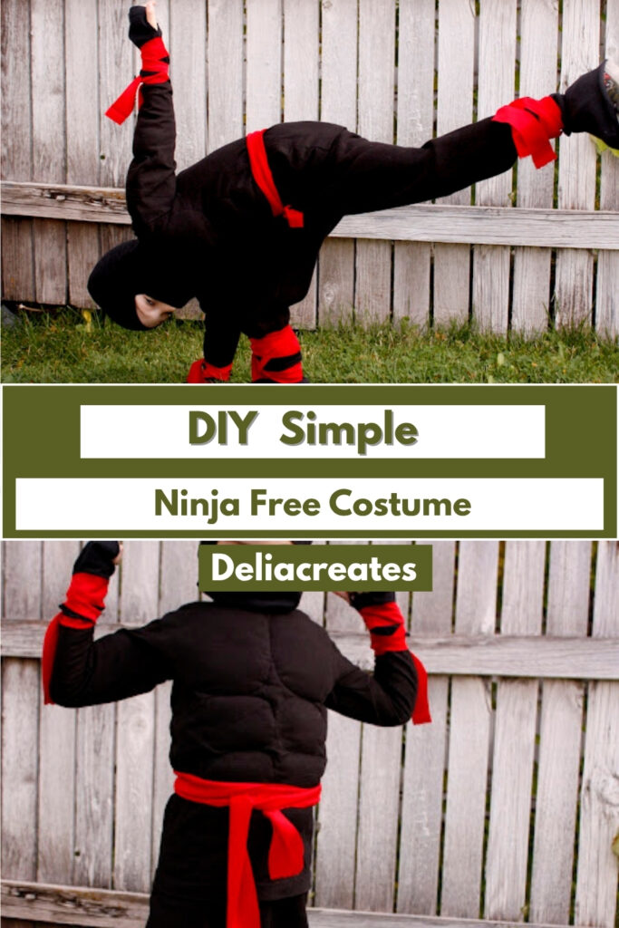 10 DIY Ninja Costume Ideas For Halloween And Dress Up Fun - Crafted ...