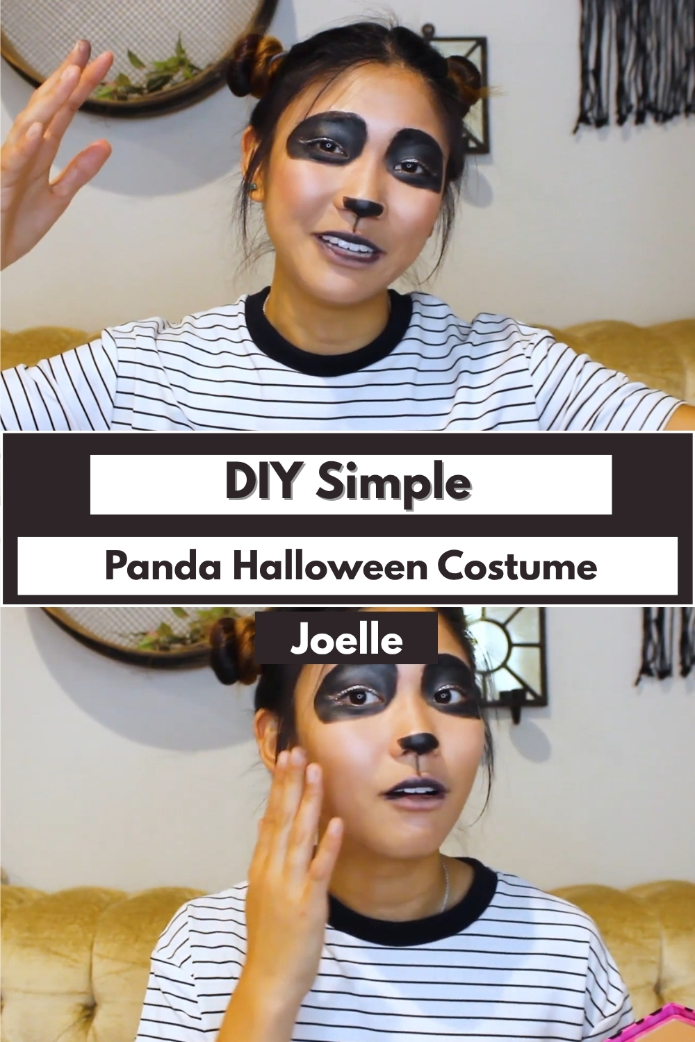 DIY Simple Panda Halloween