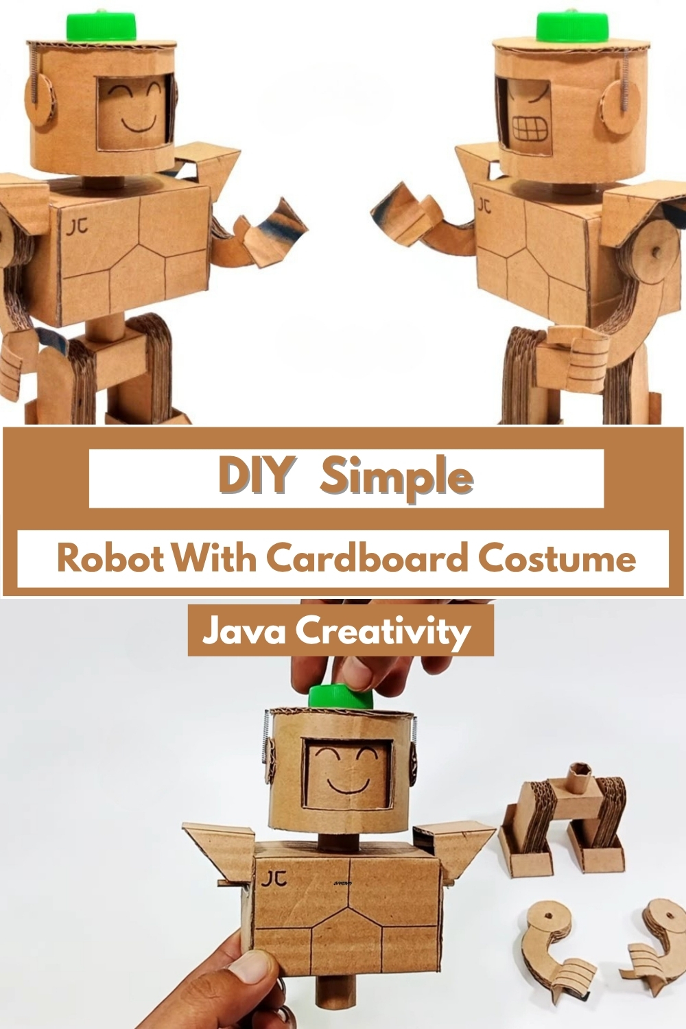 DIY Simple Robot With Cardboard