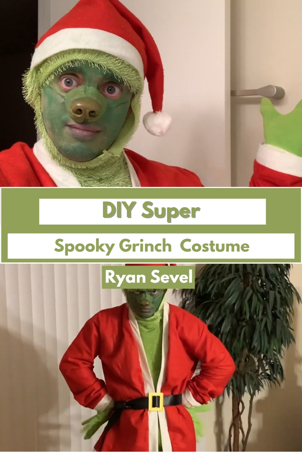 DIY Simple Spooky Grinch