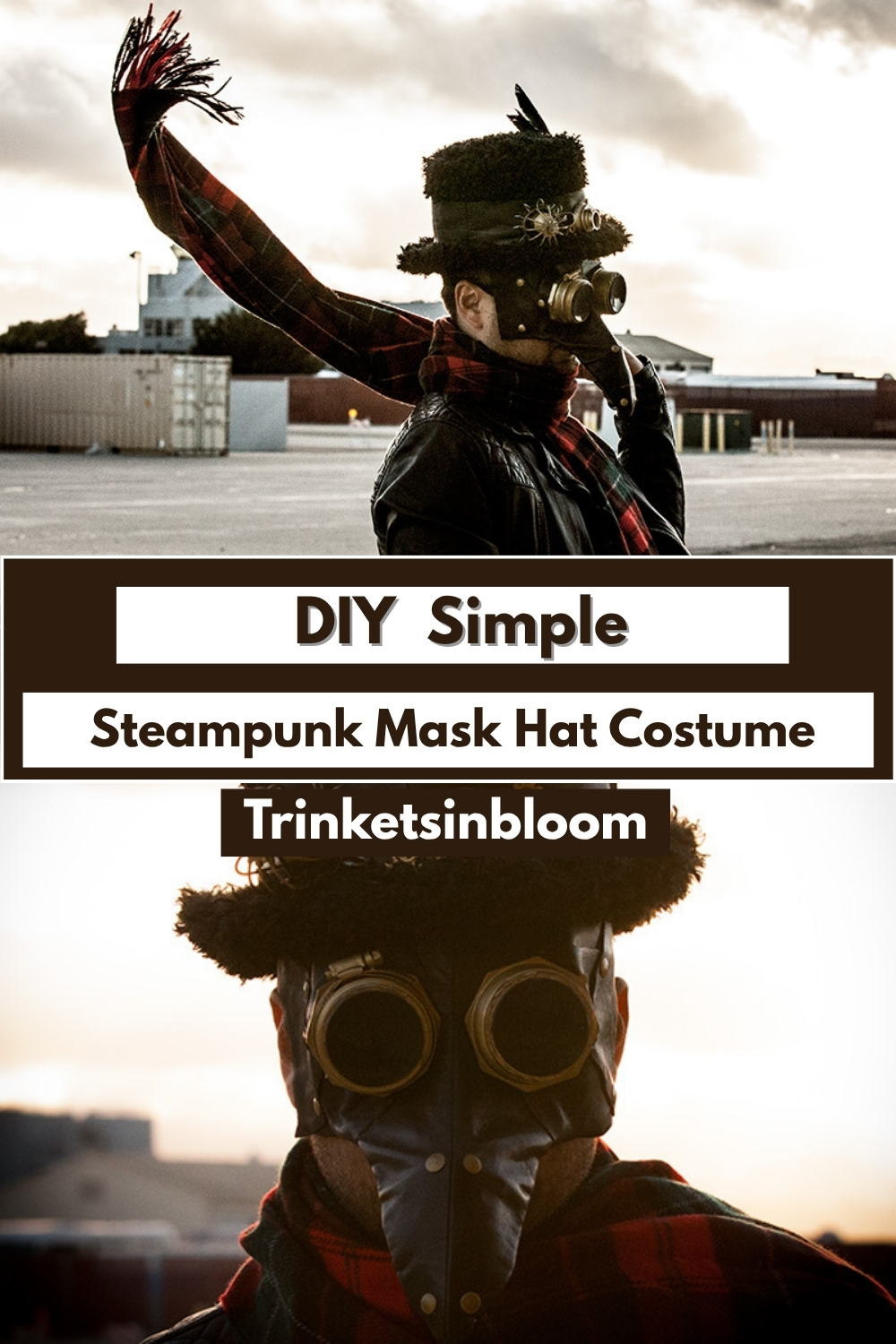 DIY Simple Steampunk Mask And Hat
