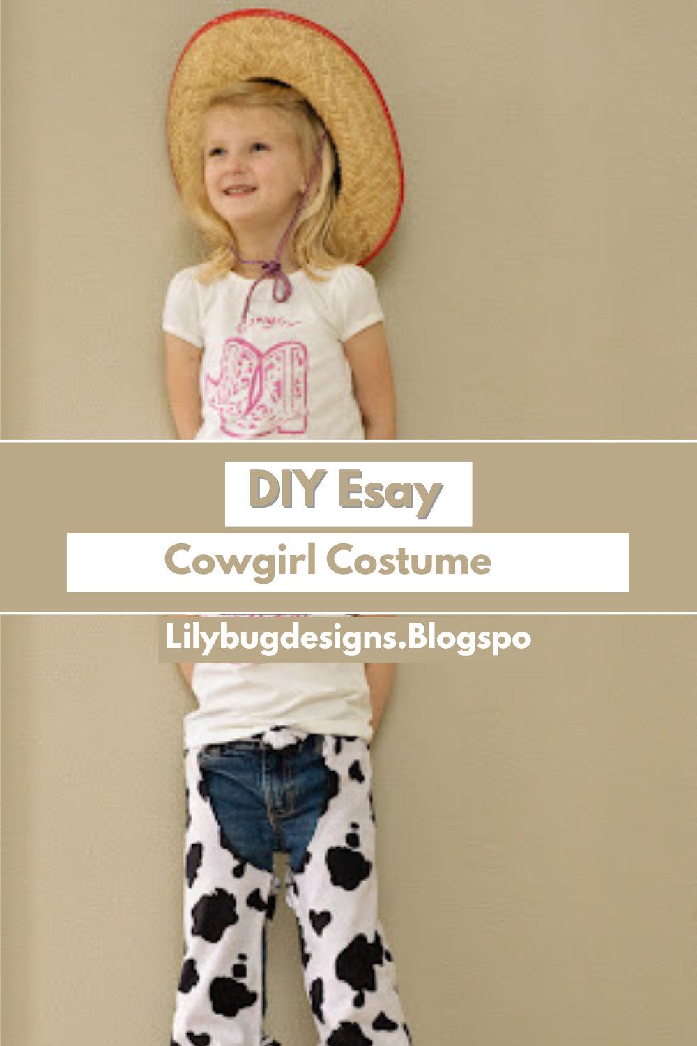 DIY Simple And Esay Cowgirl Costume