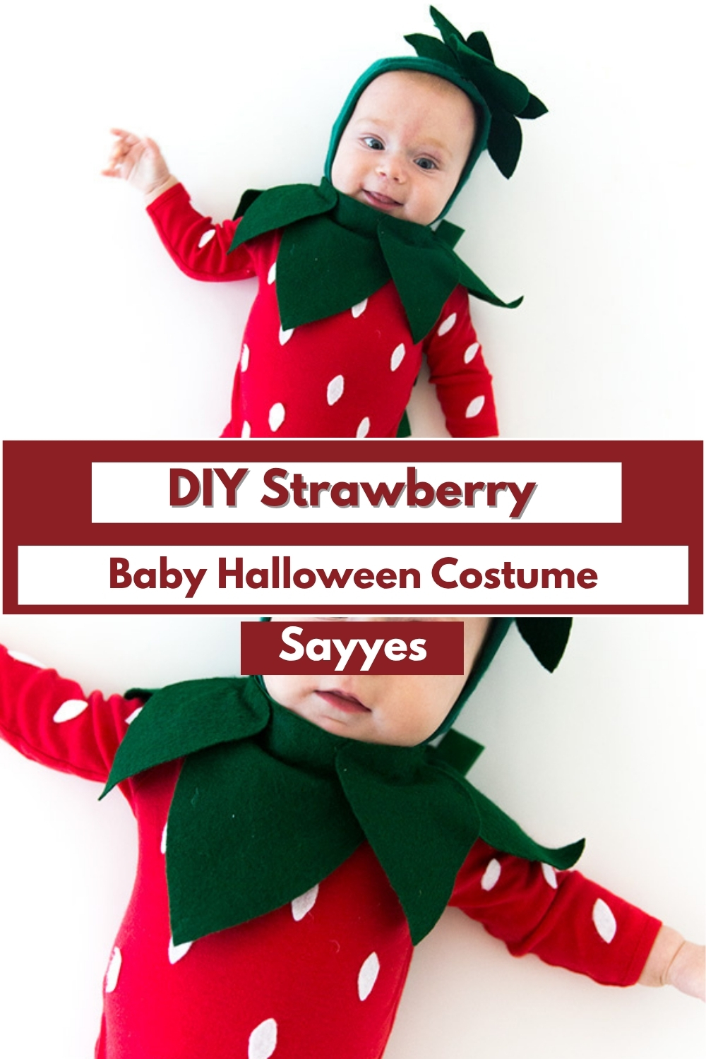 DIY Strawberry Baby Halloween