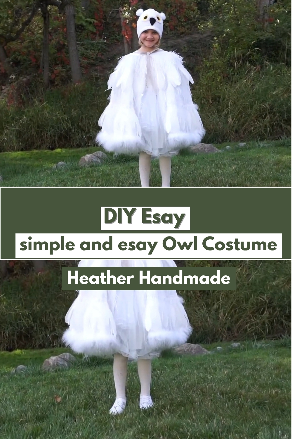 DIYSimple and Esay Owl Costume