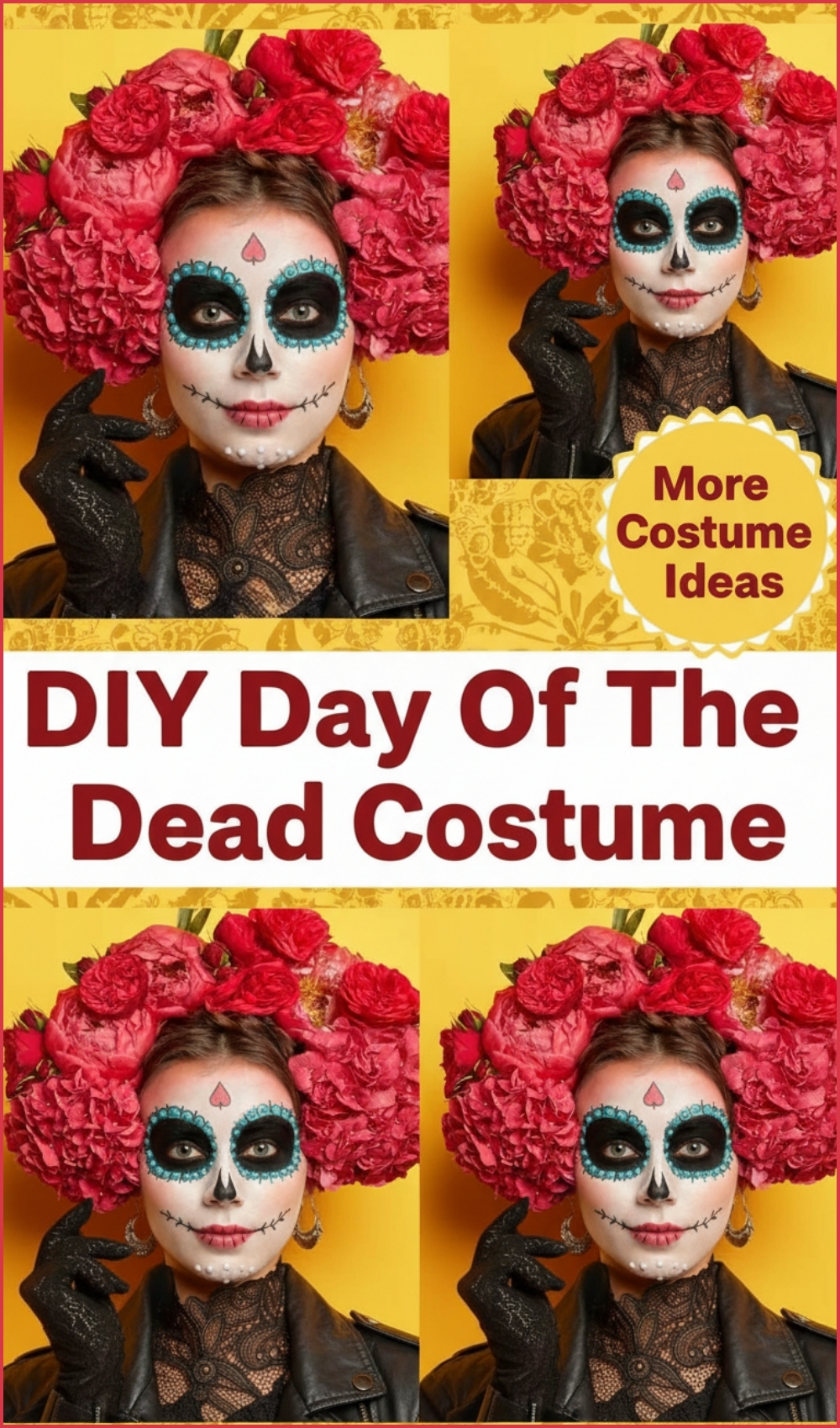 Easy DIY Day Of The Dead Costume (1)
