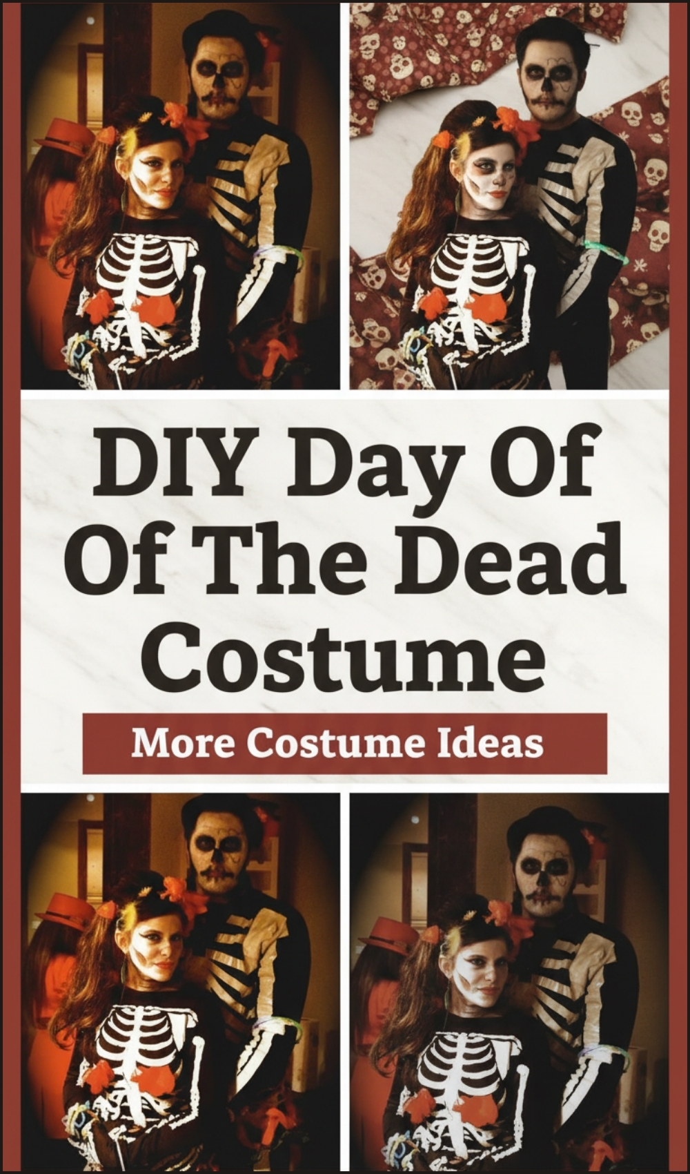 Easy DIY Day Of The Dead Costume (2)