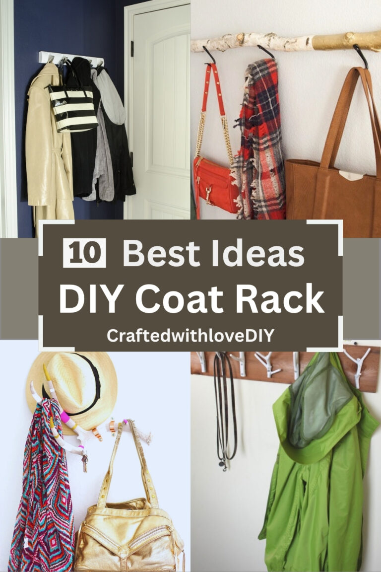 10 Easy DIY Coat Rack Ideas To Organize Your Entryway With Style ...