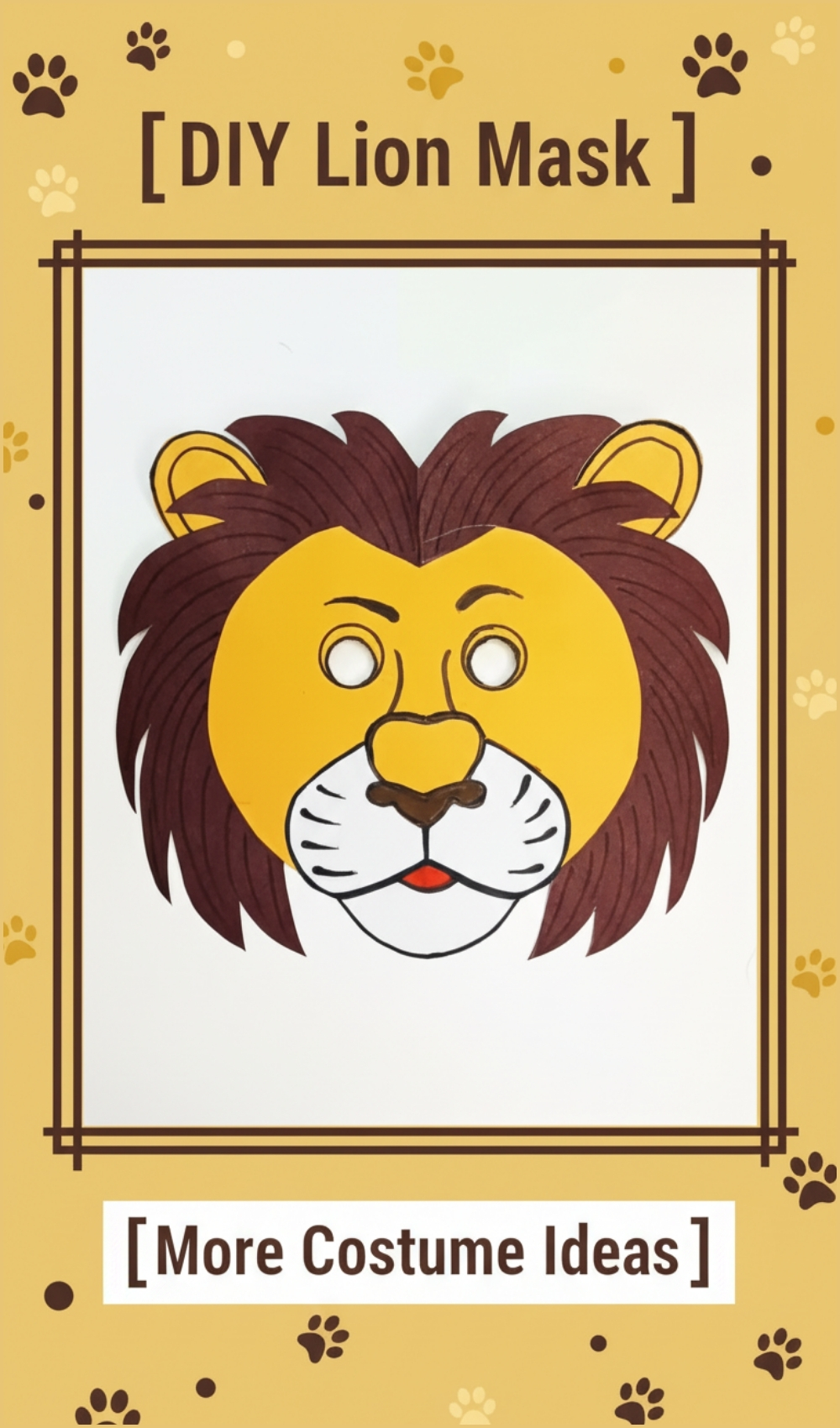 DIY Lion Mask